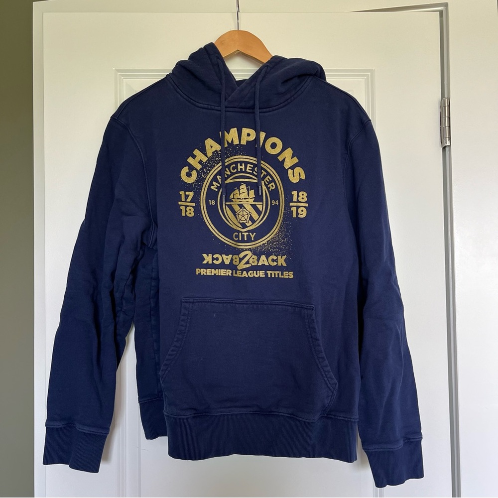 Manchester City Back 2 Back Premier League Champions Hoodie